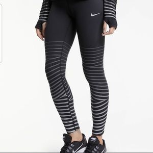 Nike Power Epic Lux Metallic Stripped Leggings